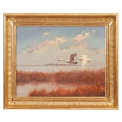 Volo di cigni di Arthur Eakin, 1900 ca.