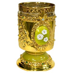 “Flight of the Swan” Silver Vermeil Cup Holder Spoon Set- Handcrafted To Order
