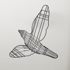 Dekoration „“Flight shadows“, handgefertigte Metallskulptur von SVITANOK