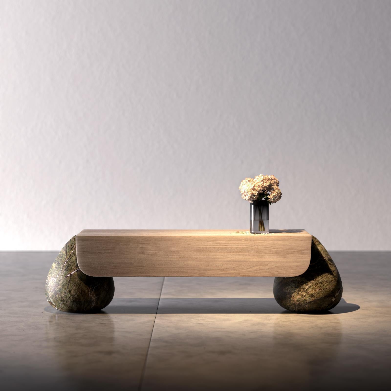 Flint bench by Marmi Serafini
Dimensions: D 38 x W 156.6 x H 41 cm
Materials: marble, wood
Weight: 150 kg

