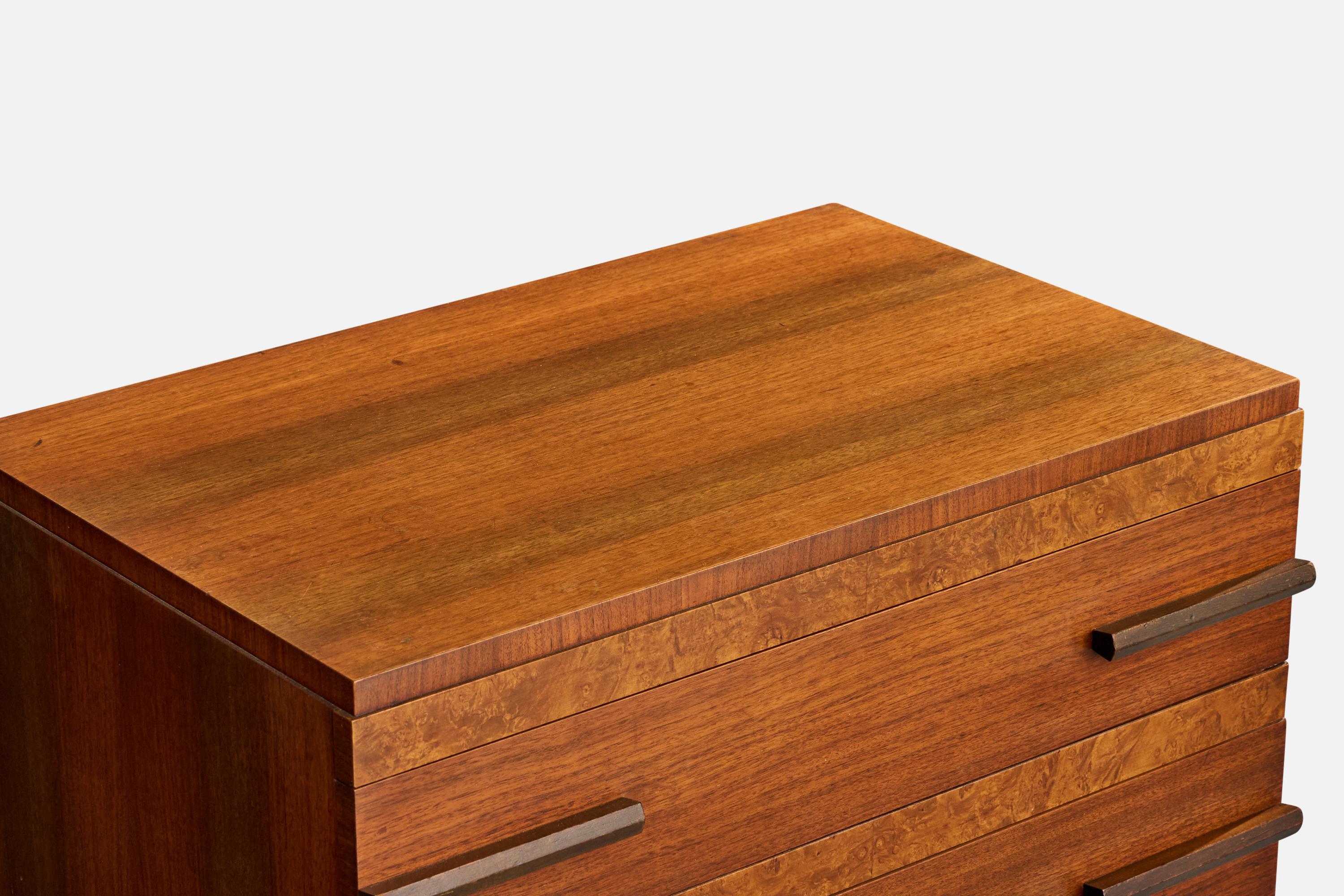 Americano Flint & Horner, Chest of Drawers, Wood, USA, 1940s in vendita