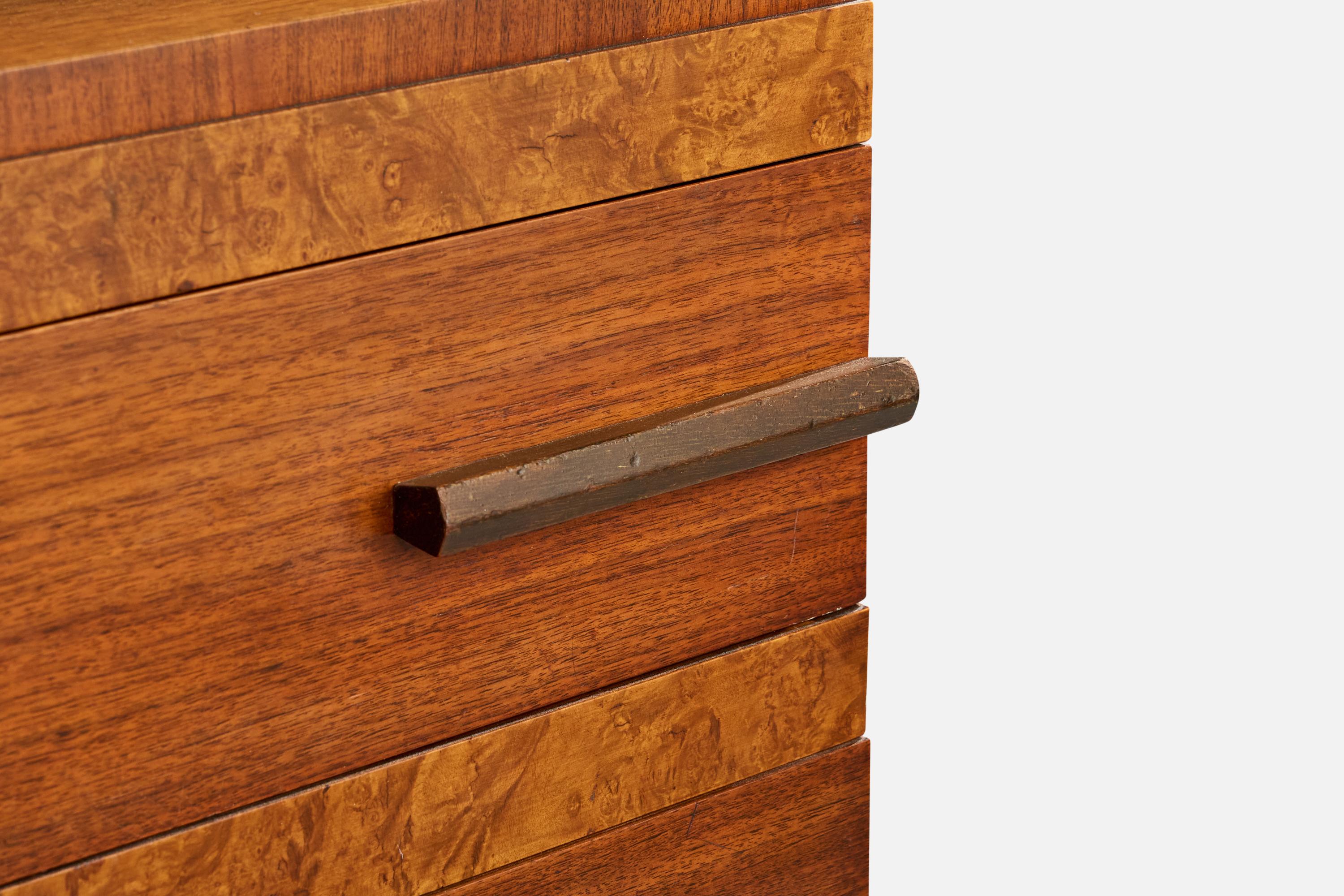 Legno Flint & Horner, Chest of Drawers, Wood, USA, 1940s in vendita