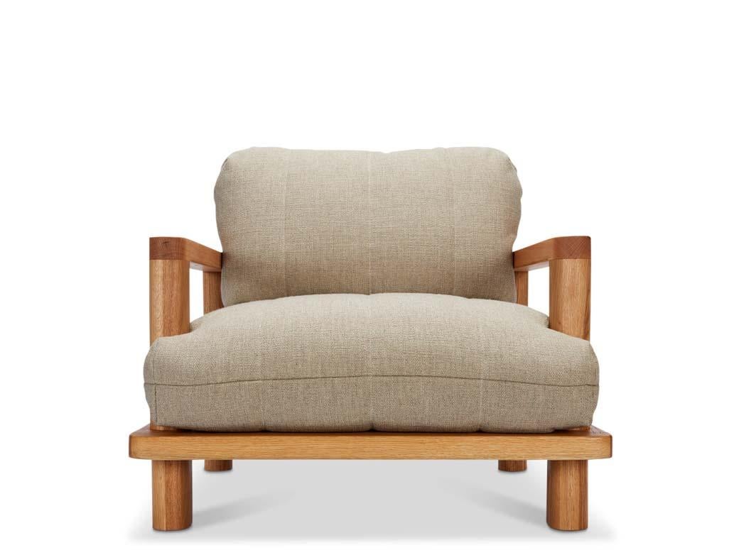 Mid-Century Modern Flint Lounge Chair by Lawson-Fenning For Sale