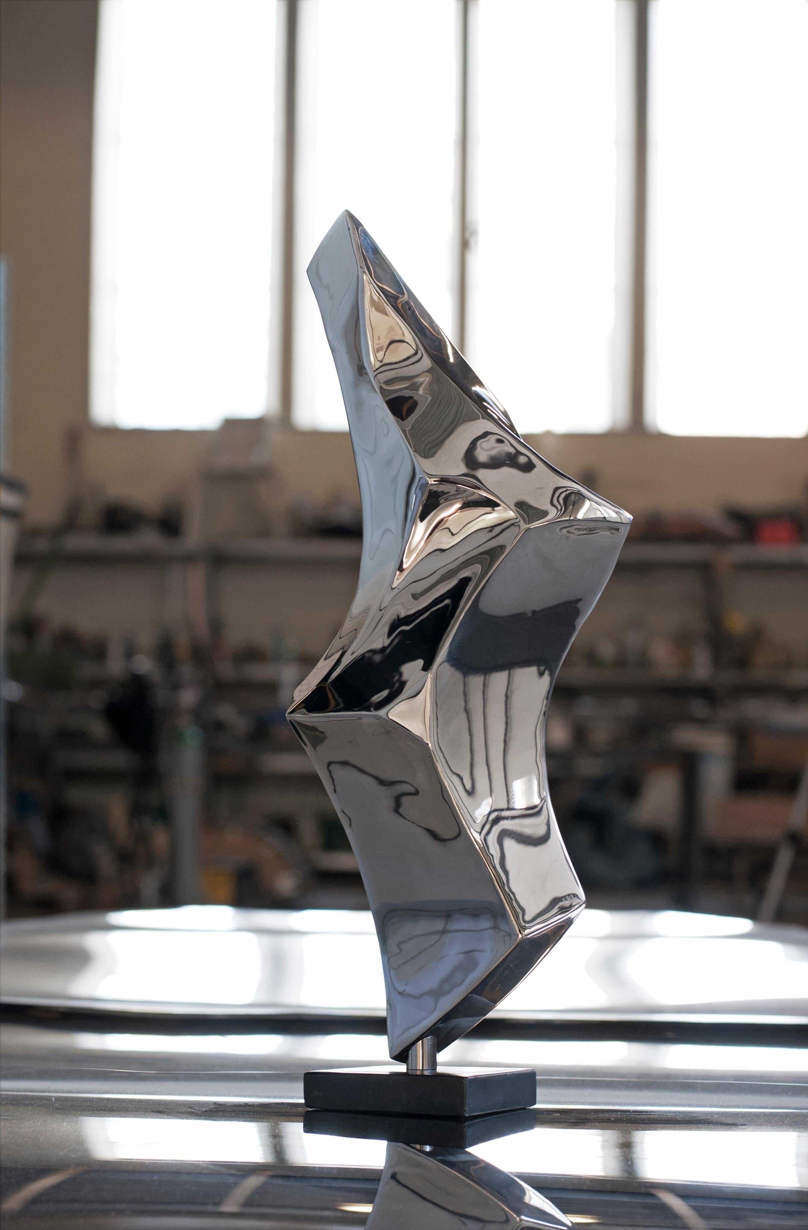Lucidato Scultura Flint VIII di Pol Quadens in vendita