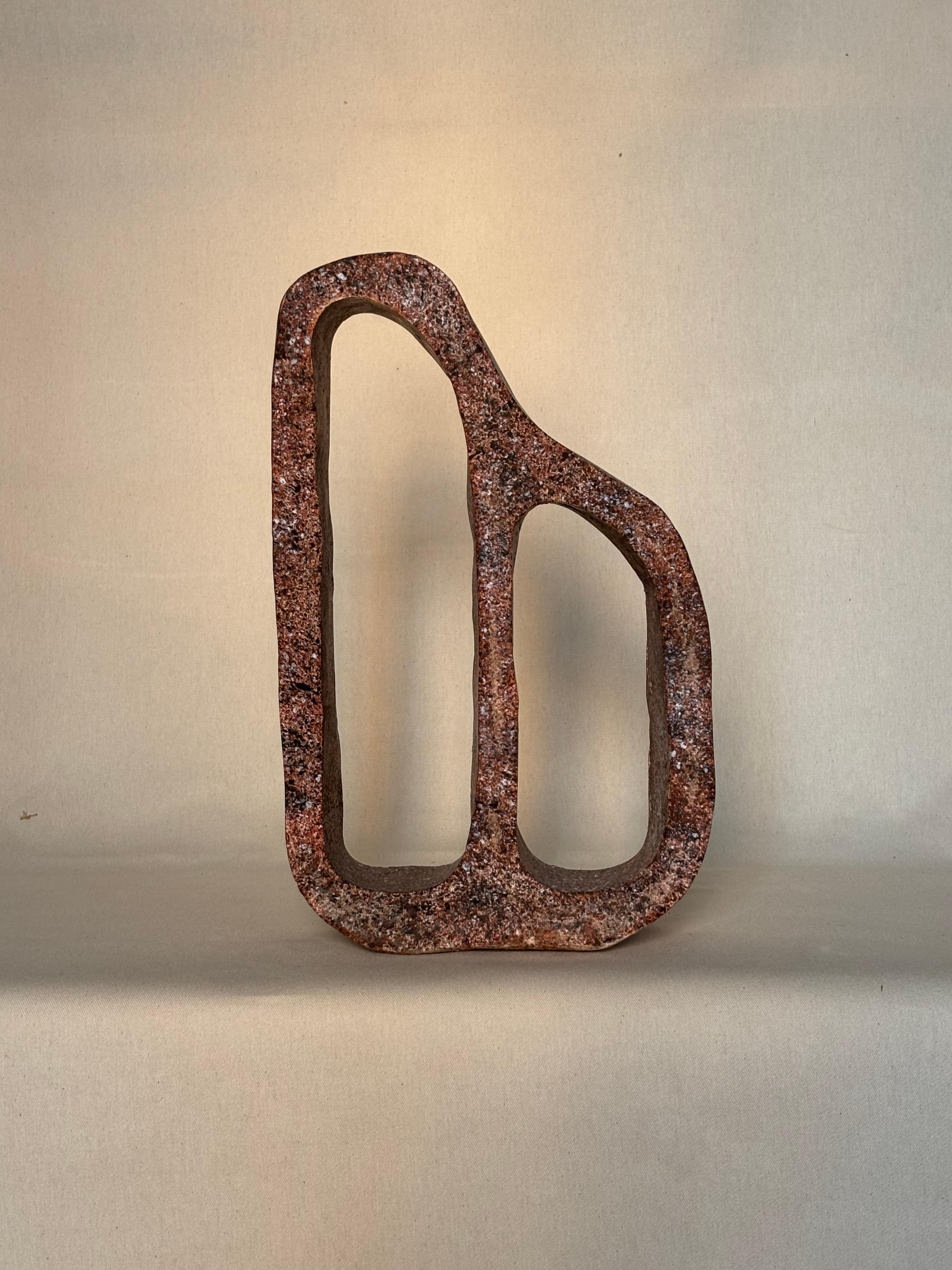Vaso Flintstone Brown di Erica Zanella In condizioni Nuovo in vendita a Geneve, CH