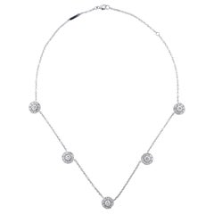 Fiore Five Station Diamond Necklace