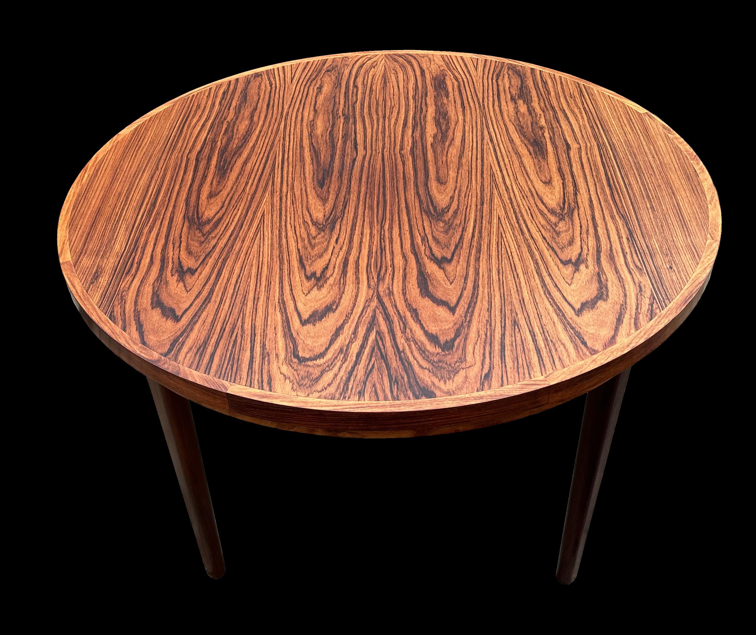 20th Century 'Flip-Flap' Circular Extendable Dining Table in Santos Rosewood