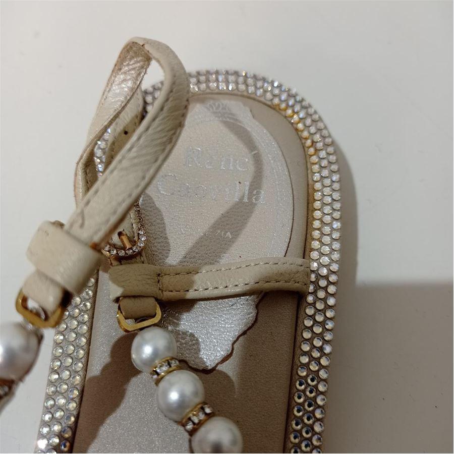 Gray René Caovilla Flip-flop sandal size 37 For Sale
