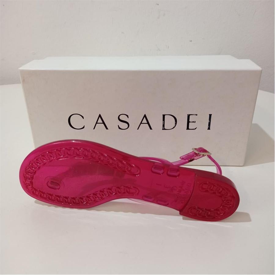 Red Casadei Flip-flop sandal size 36 For Sale