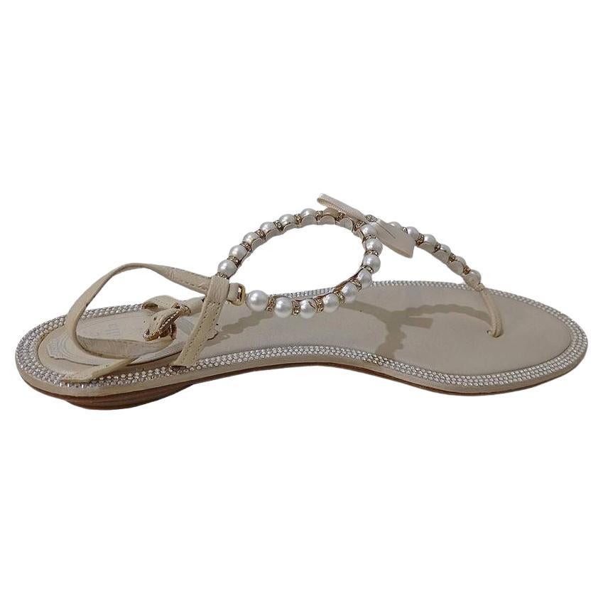 René Caovilla Flip-flop sandal size 37 For Sale