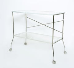 Flip Folding Trolley Table by A. Citterio with Toan Nguyen for Kartell