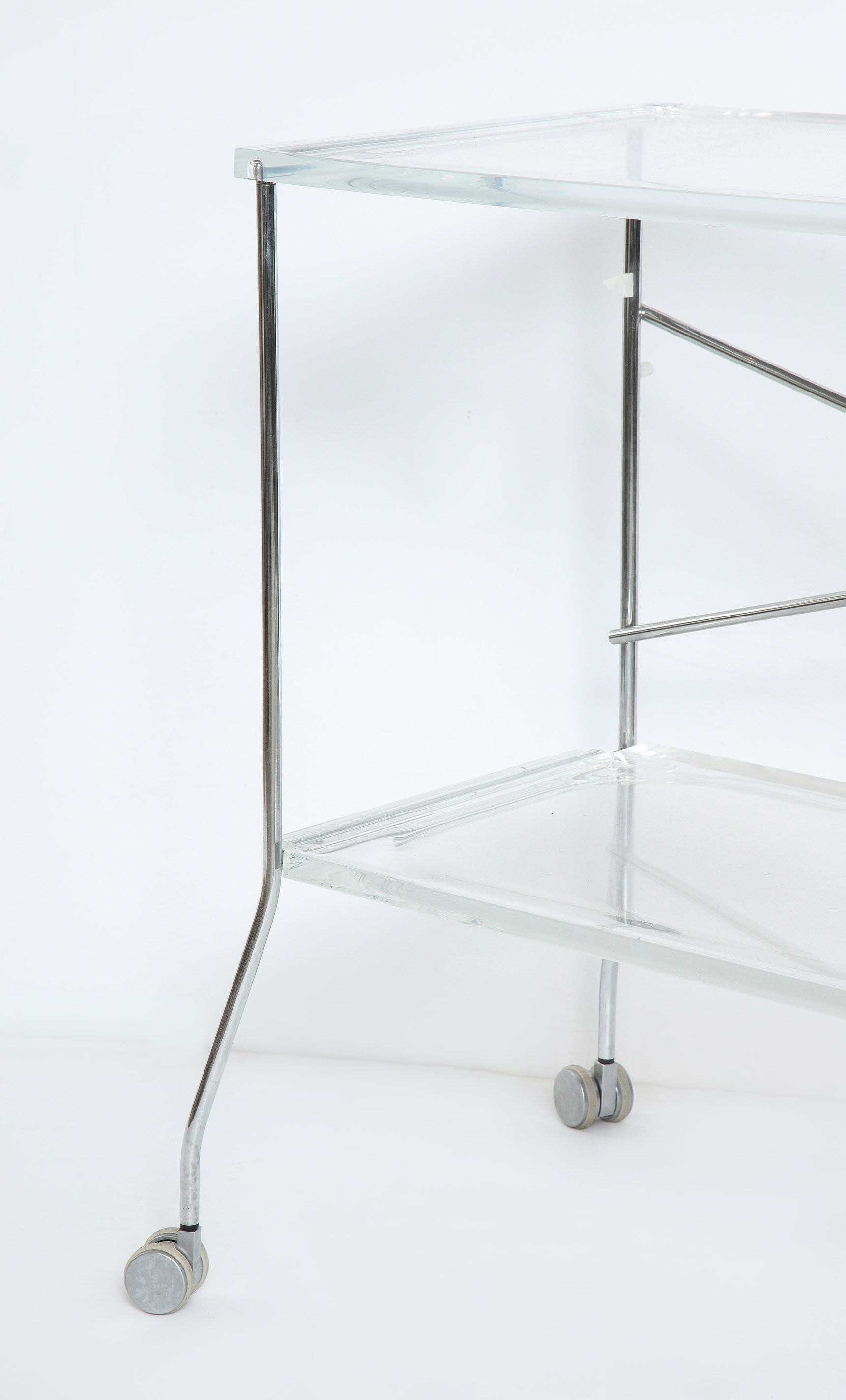 20th Century Flip Folding Trolley Table by A. Citterio with Toan Nguyen for Kartell For Sale
