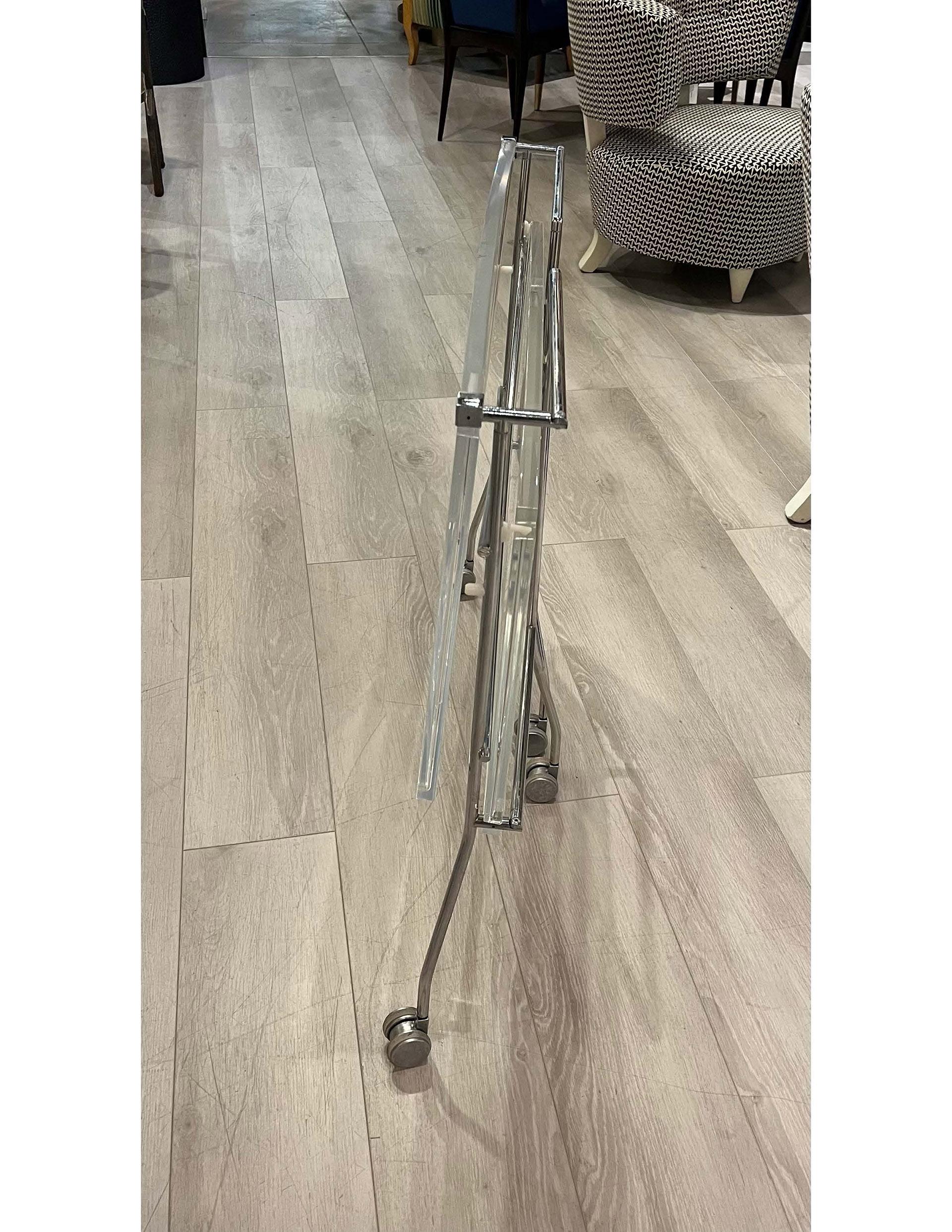 Flip Folding Trolley Table by A. Citterio with Toan Nguyen for Kartell For Sale 2
