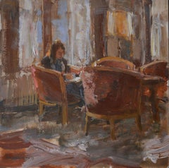 Hotel van der Werff, Lounge -21st Century Contemporary Dutch Interior Painting