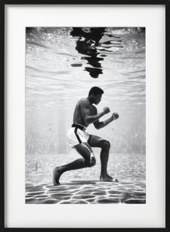 Ali Underwater - boxer Muhammad Ali training underwater in a pool
