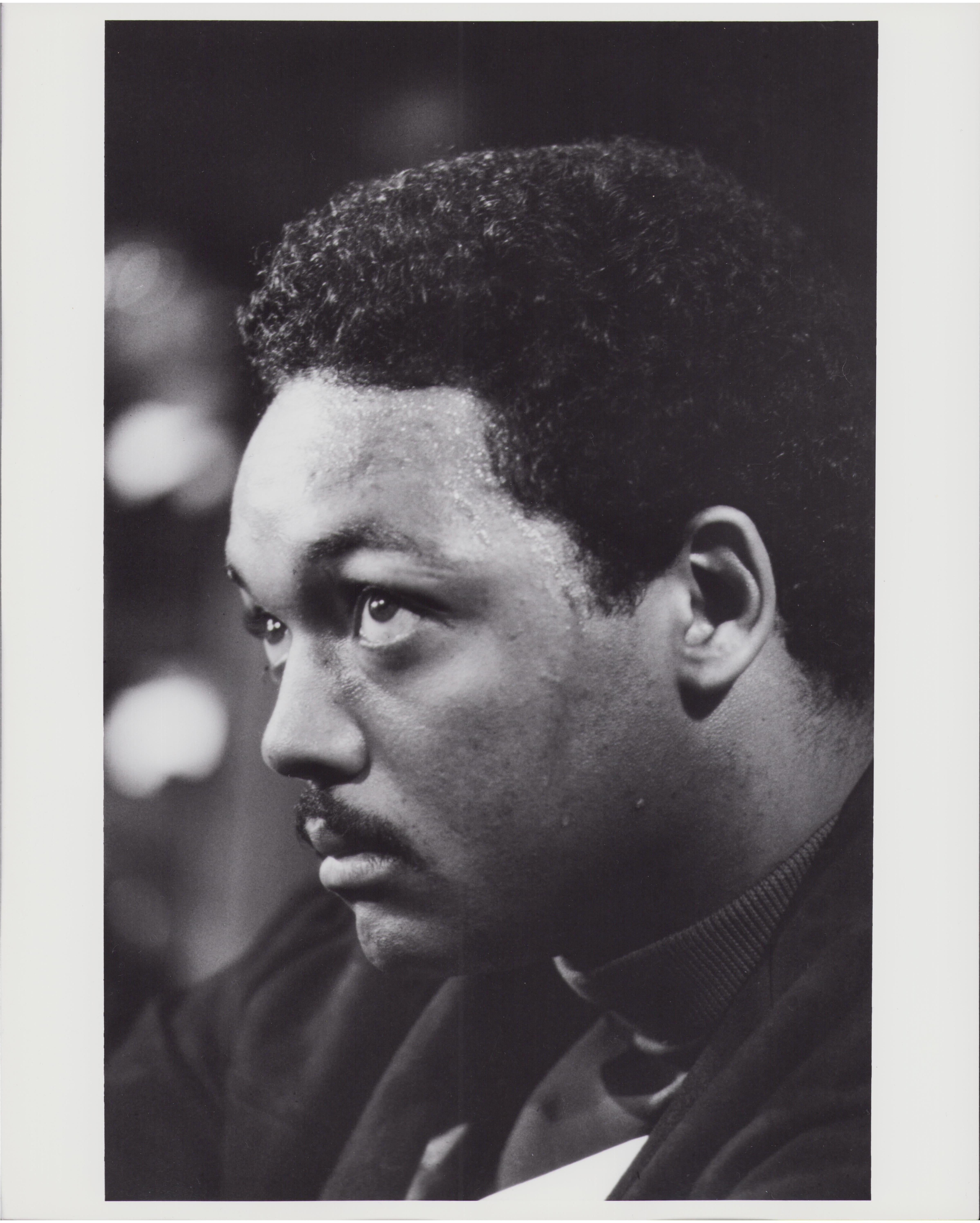 Flip Schulke Black and White Photograph – Jesse Jackson – Originalfotografie – Mitte der 1970er Jahre