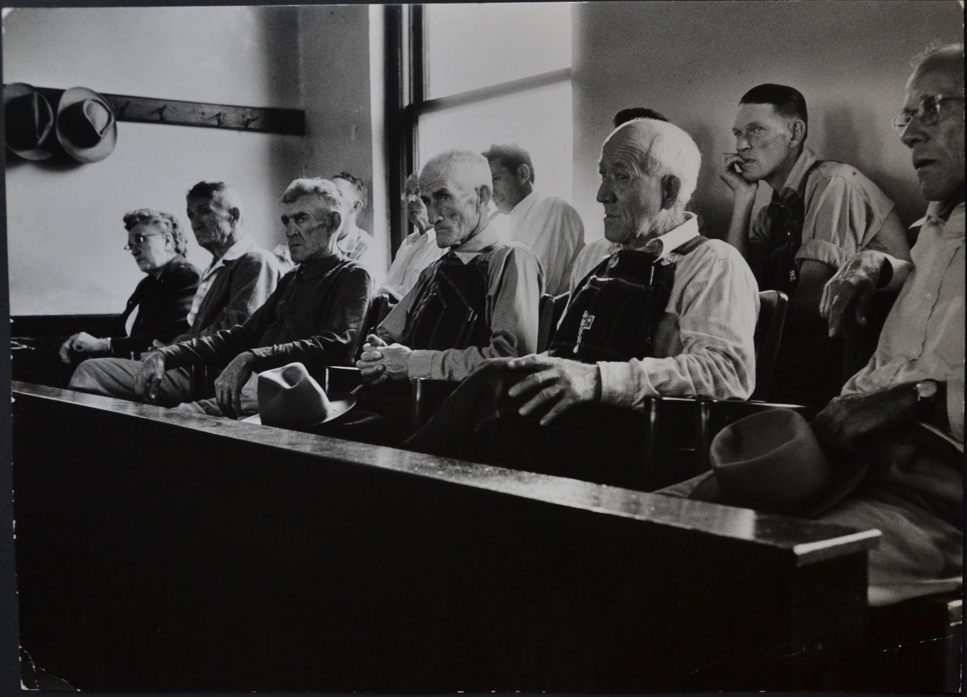 Flip Schulke Black and White Photograph - New York City Jury 1957