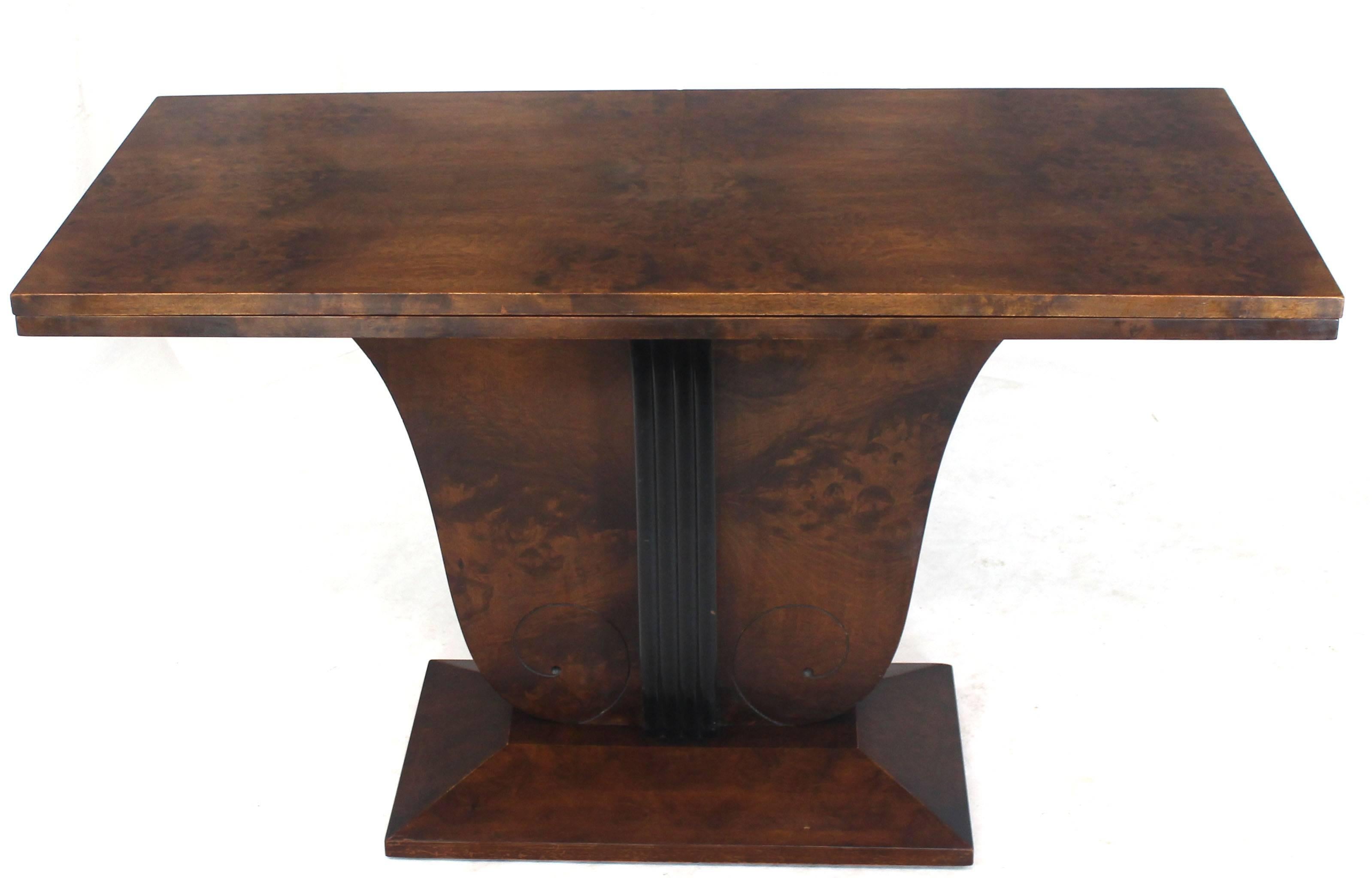 flip top console dining table