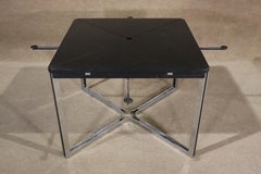 Fliptop Chrome Base Card Table