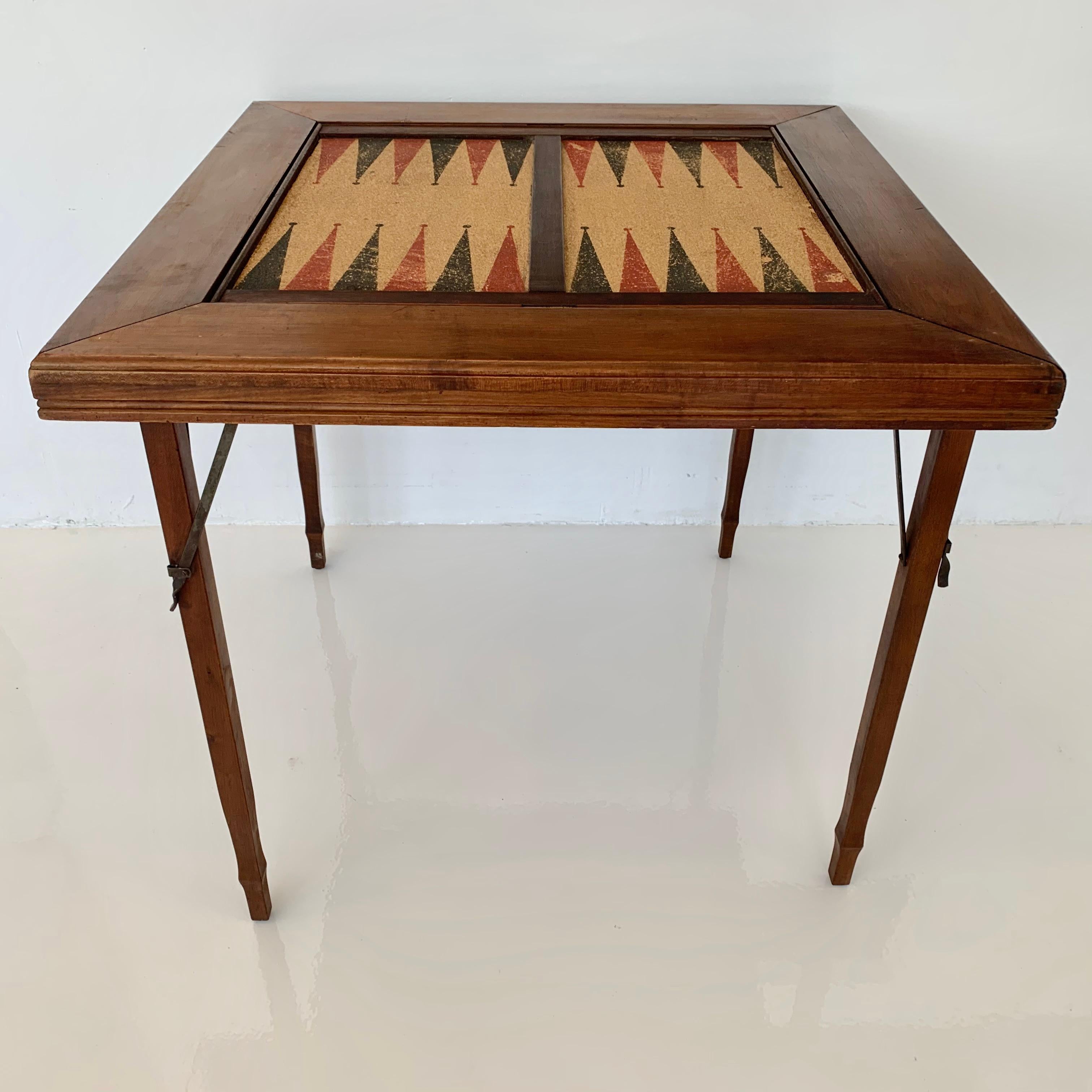 FlipTop Cork and Wood Backgammon Table at 1stDibs backgammon tables