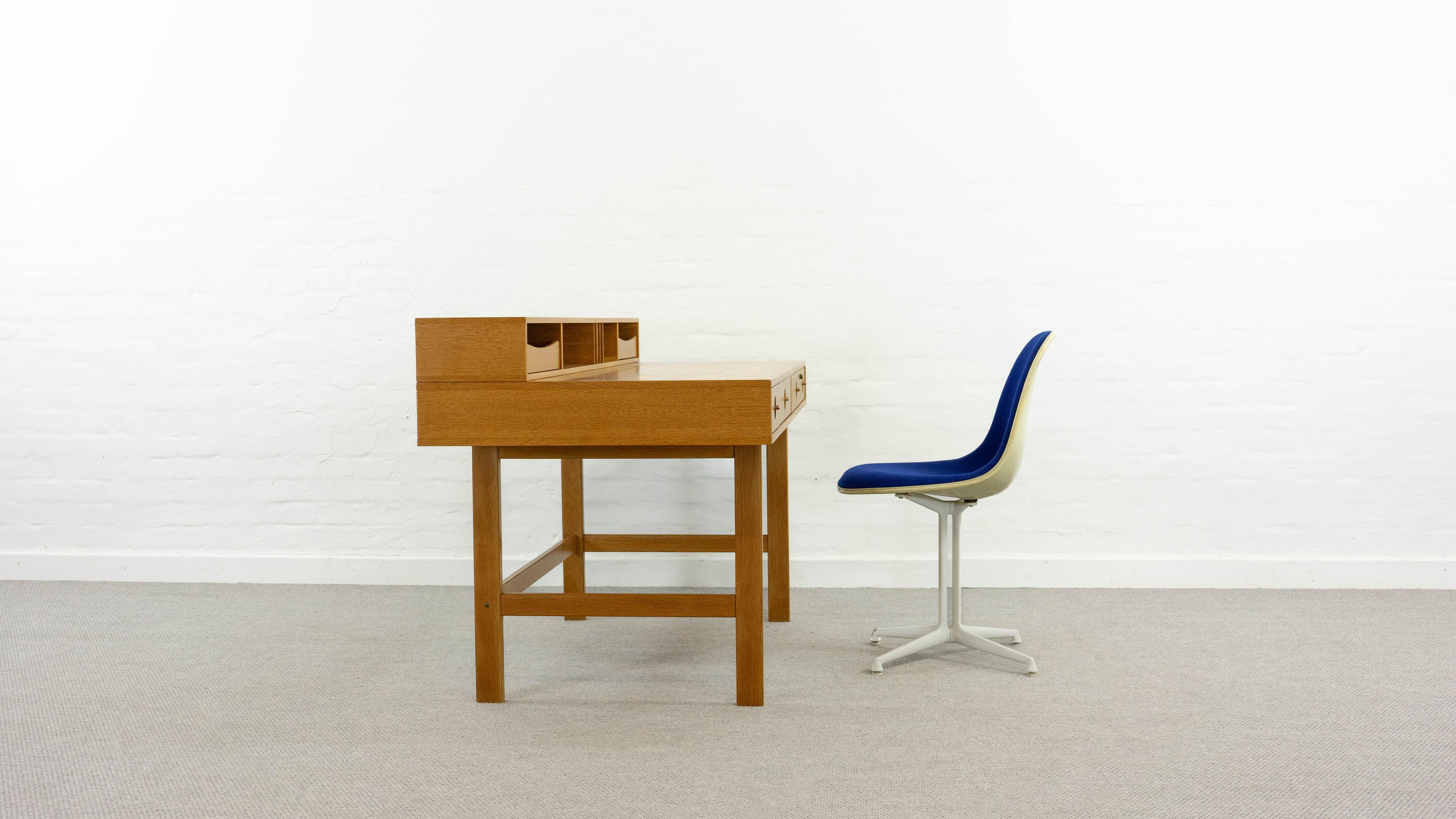 20th Century Flip-Top Desk by Jens Quistgaard for Peter Lovig Nielsen in Oakwood For Sale