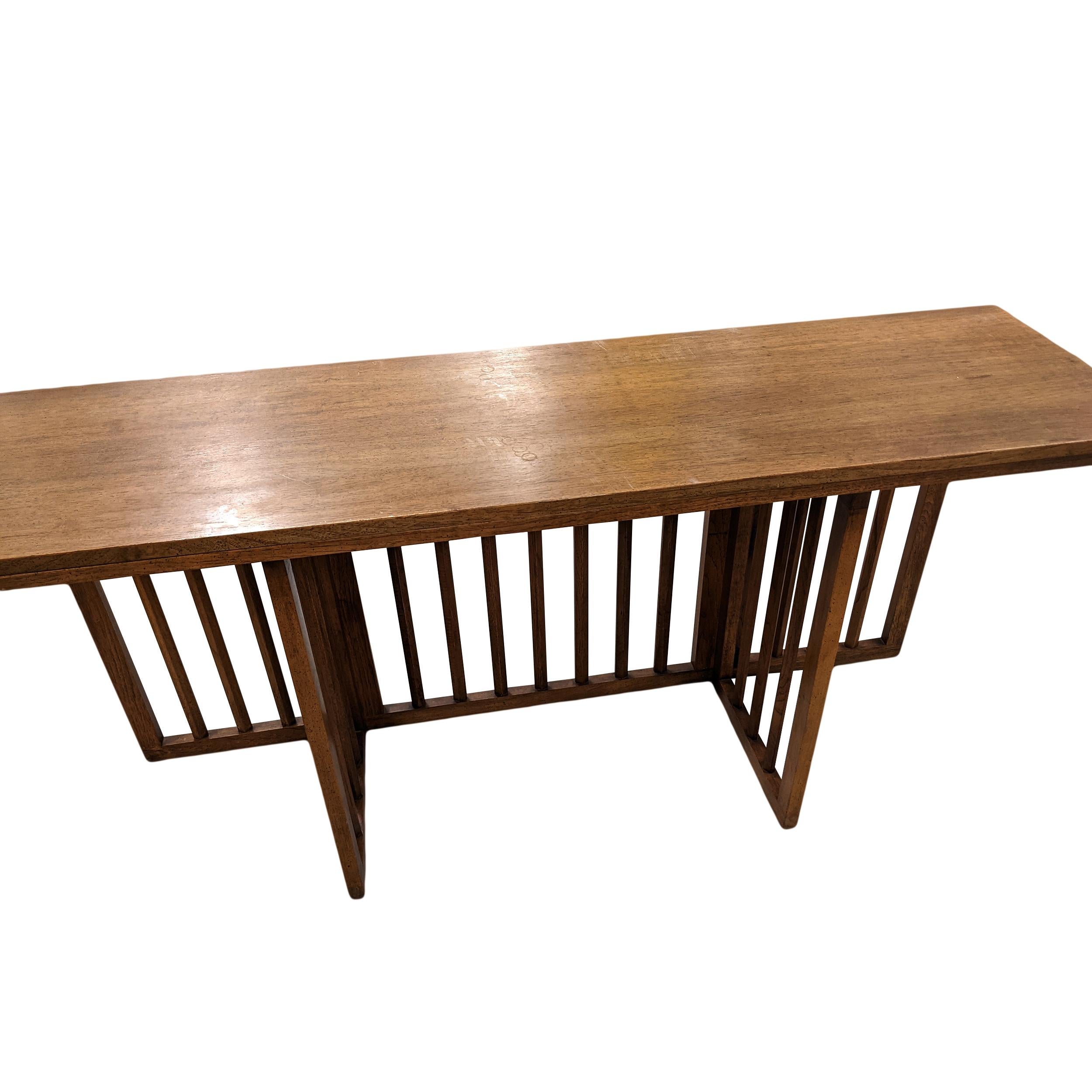 Flip Top Dining or Console Table by Harvey Probber In Good Condition For Sale In Pasadena, TX