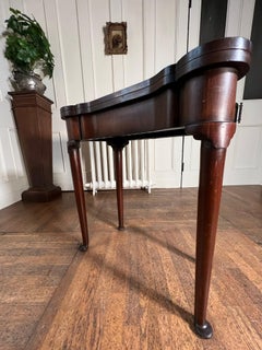 Flip top George II style games table