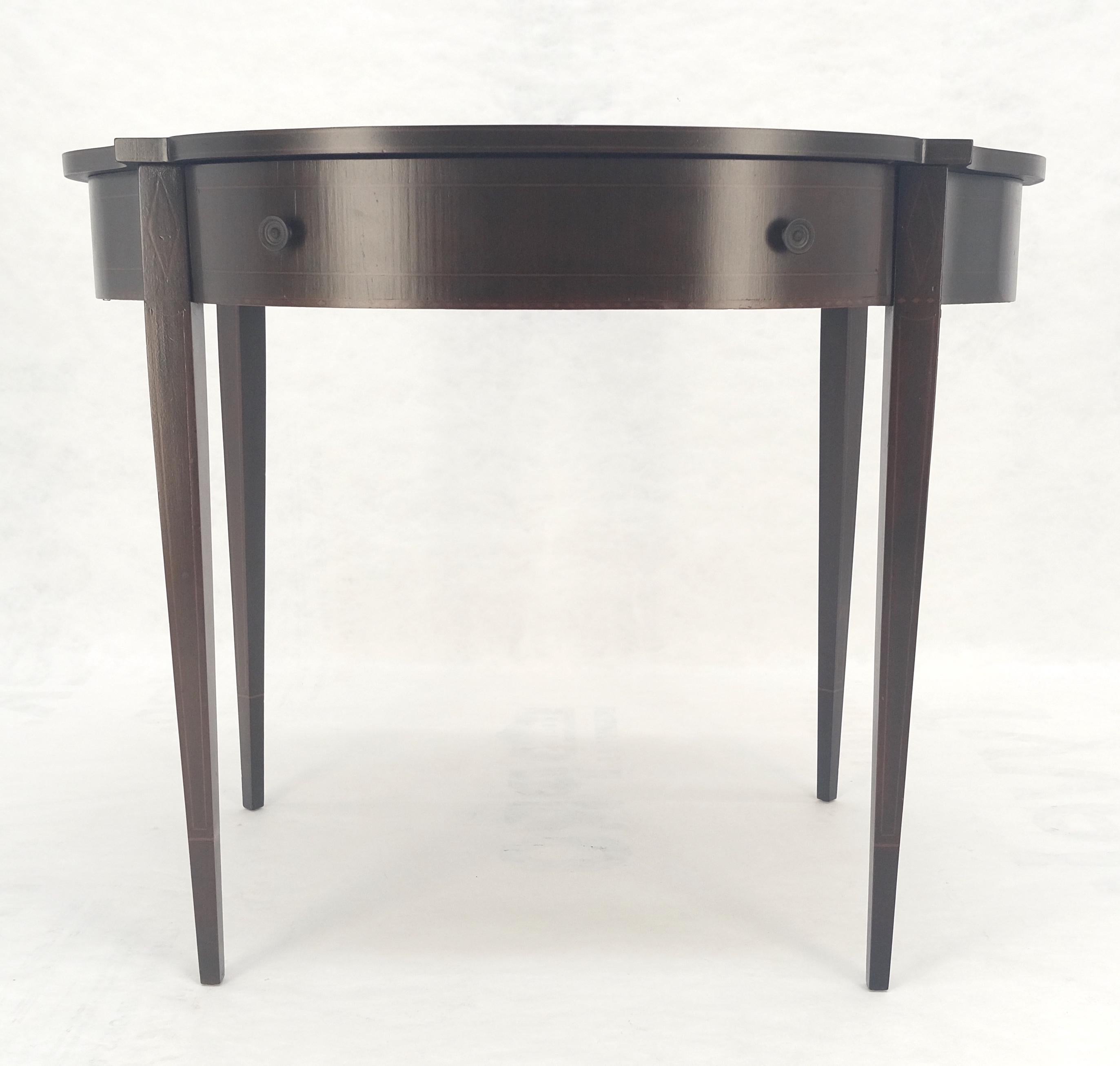 Flip Top Mahogany One Drawer Console Game Sofa Breakfast Top MINT In Good Condition For Sale In Rockaway, NJ