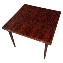 Flip Top Rosewood Dining Table by Moreddi of Denmark w/ Hidden Storage