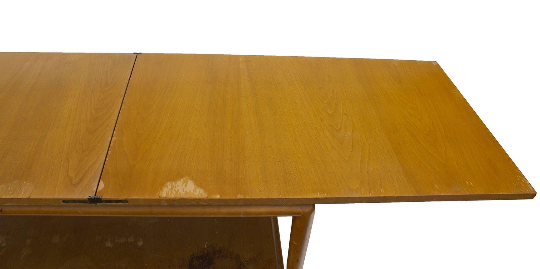 Flip Top Serving Cart by T.H. Robsjohn-Gibbings for Widdicomb 4