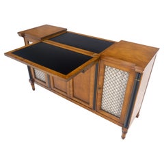 Flip Top Serviertablett Tisch 4 Türen Credenza Bar Server Sideboard MINT