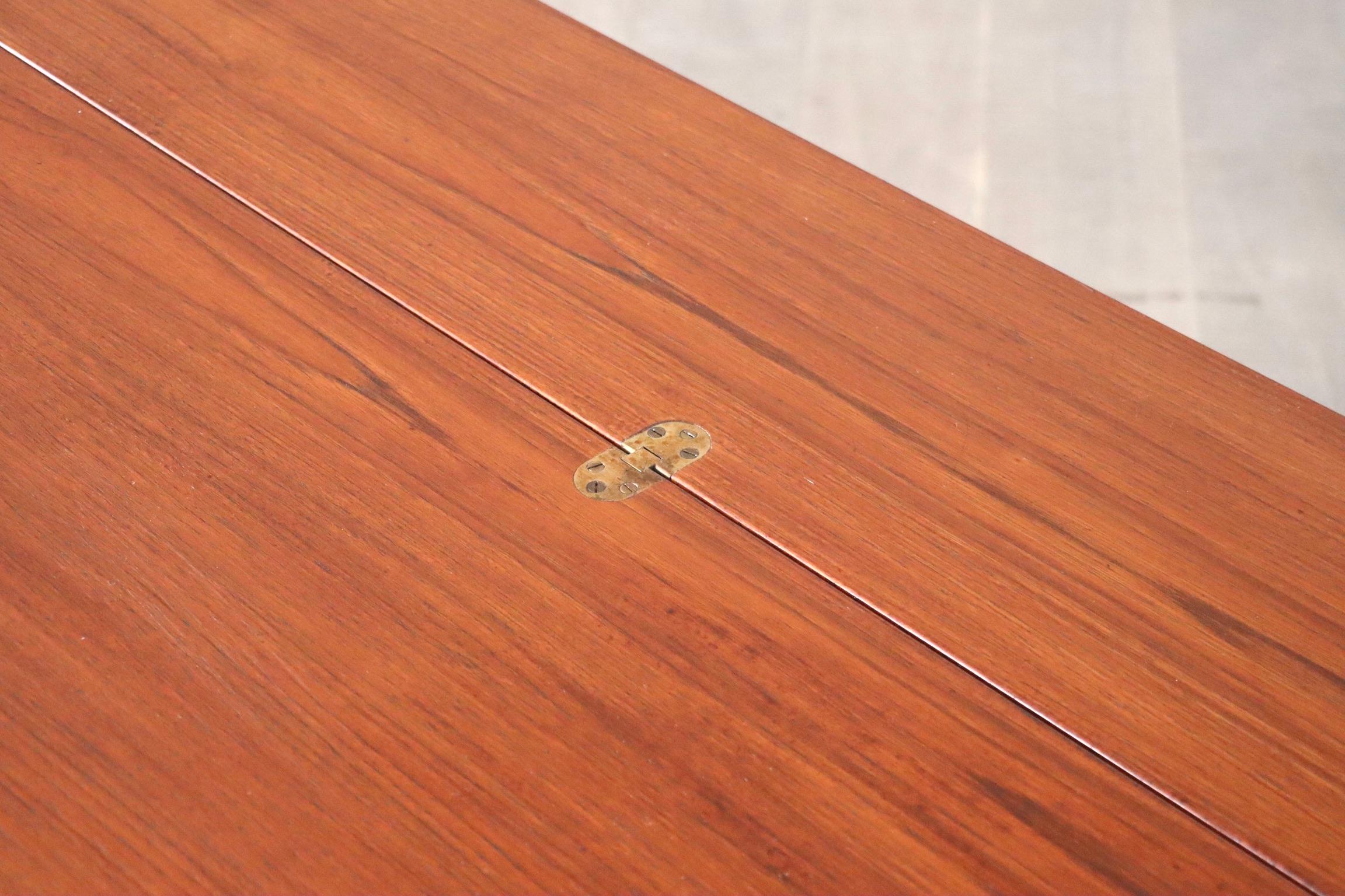 Flip-Top Teak Desk By Peter Løvig Nielsen, Denmark, 1972 7