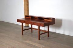 Flip-Top Teak Desk By Peter Løvig Nielsen, Denmark, 1972
