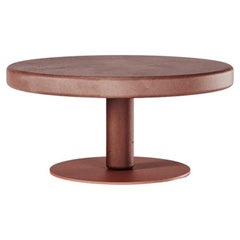 Flipper Collection, Concrete Low Coffee Table Mod. II Color Red Cement