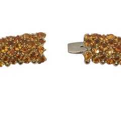 18 Karat Yellow Gold Flexible Necklace with Citrine - RAINBOW collection*