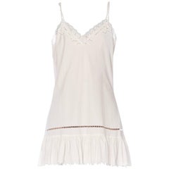 Flirty Bias Cotton and Lace Chantal Thomass Summer Dress
