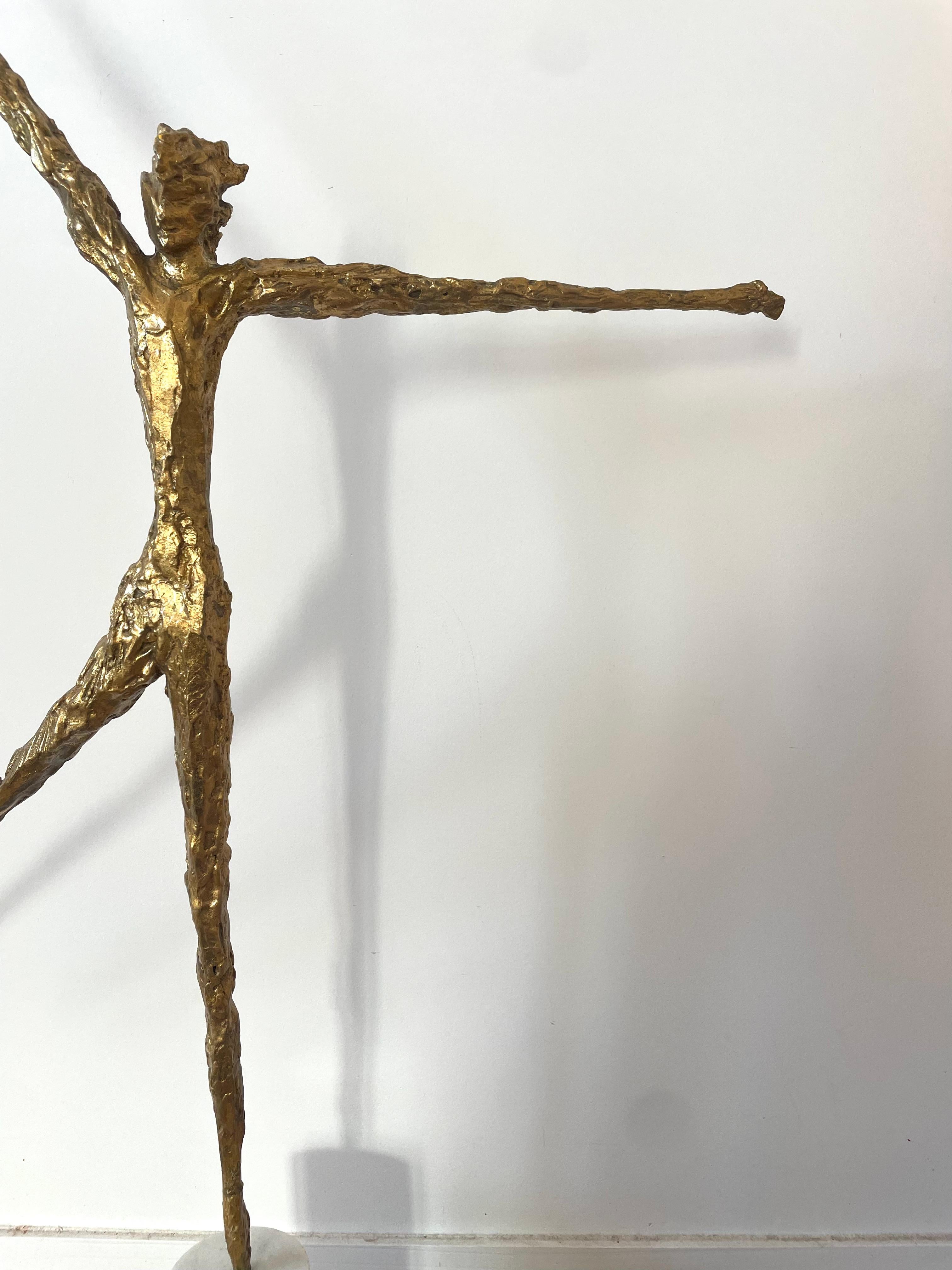 Félix Agostini, rare original sculpture   Dancer or Icarus For Sale 9