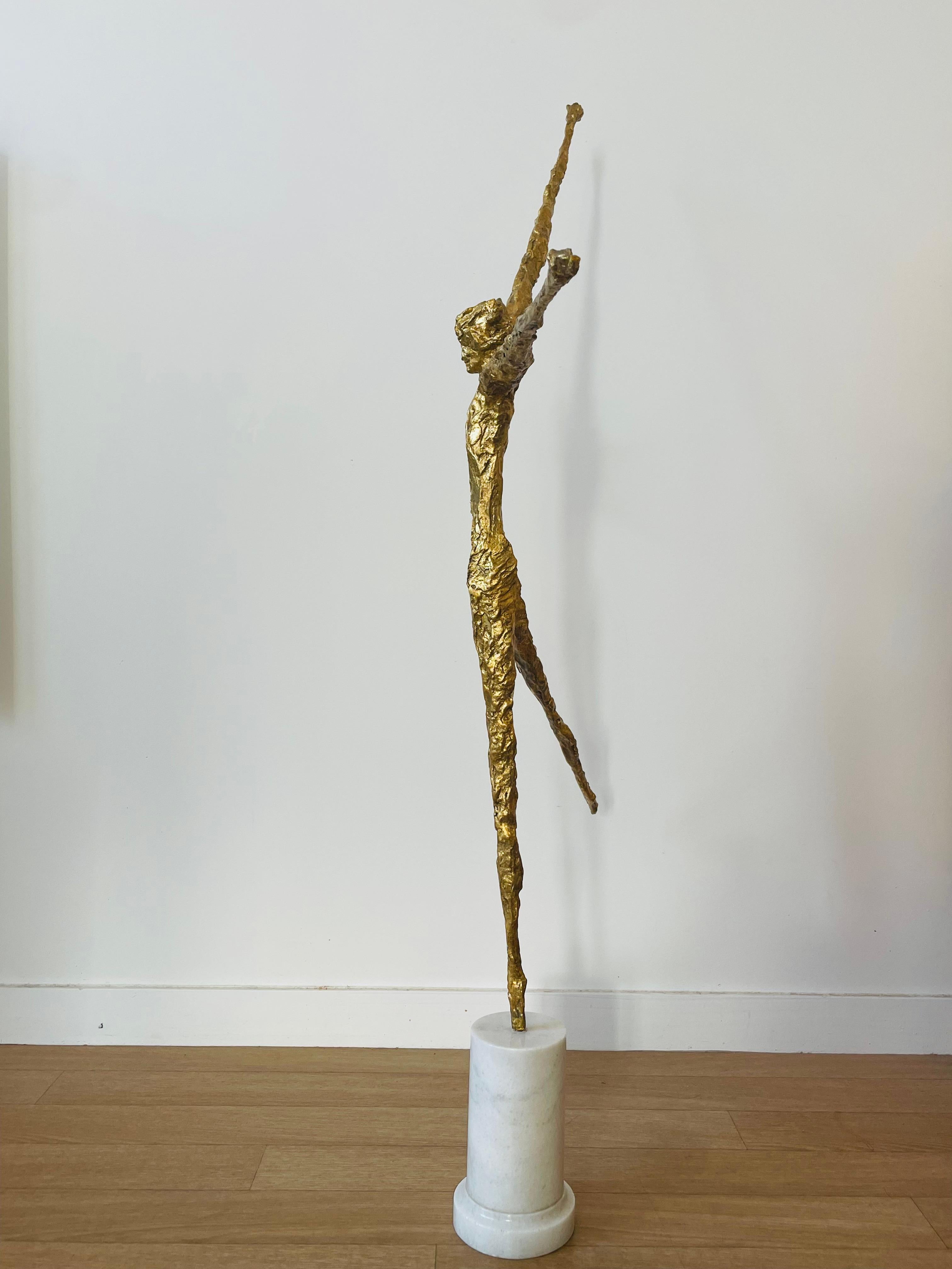 Félix Agostini, rare original sculpture   Dancer or Icarus For Sale 11