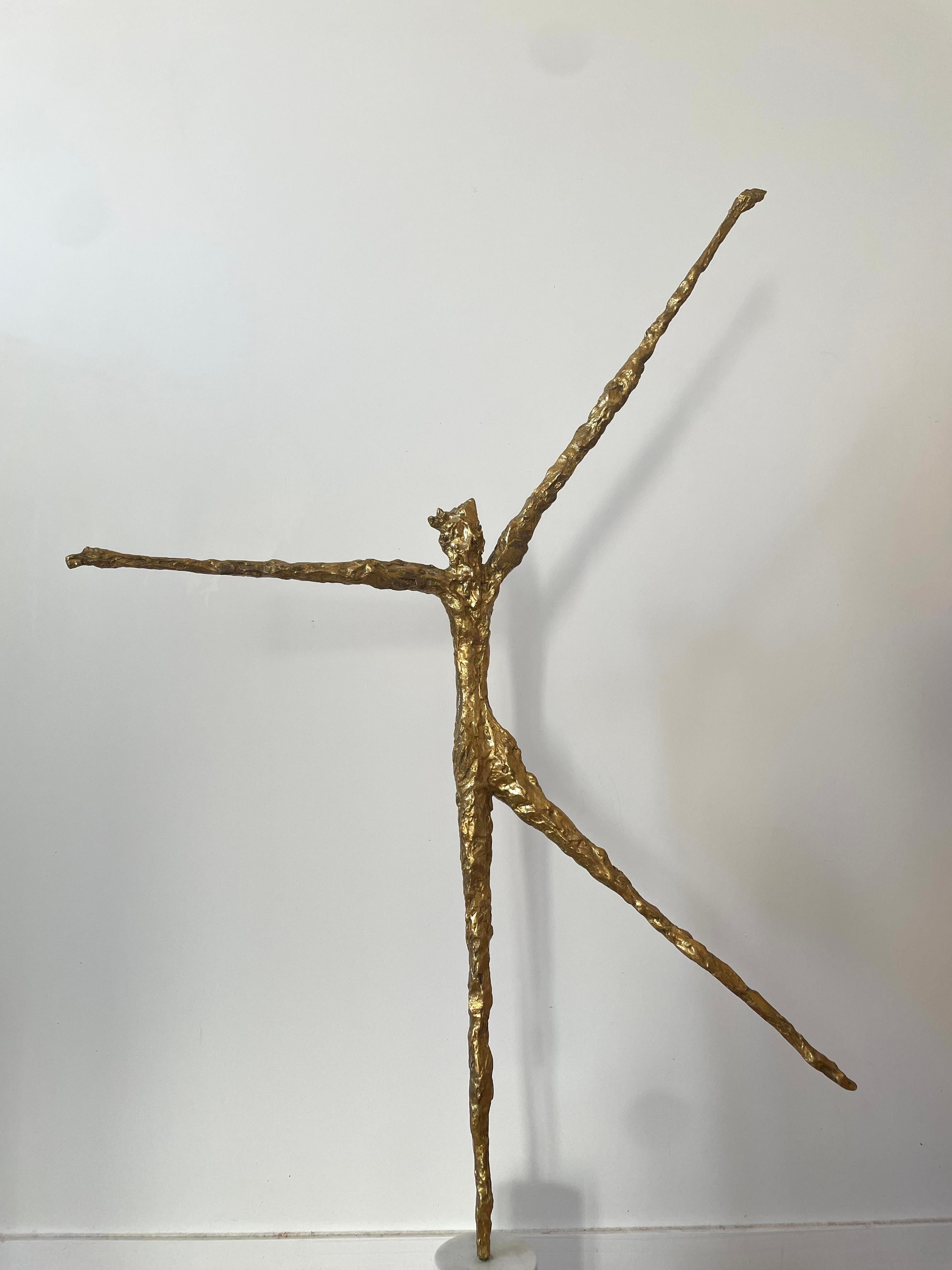 Félix Agostini, rare original sculpture   Dancer or Icarus For Sale 12
