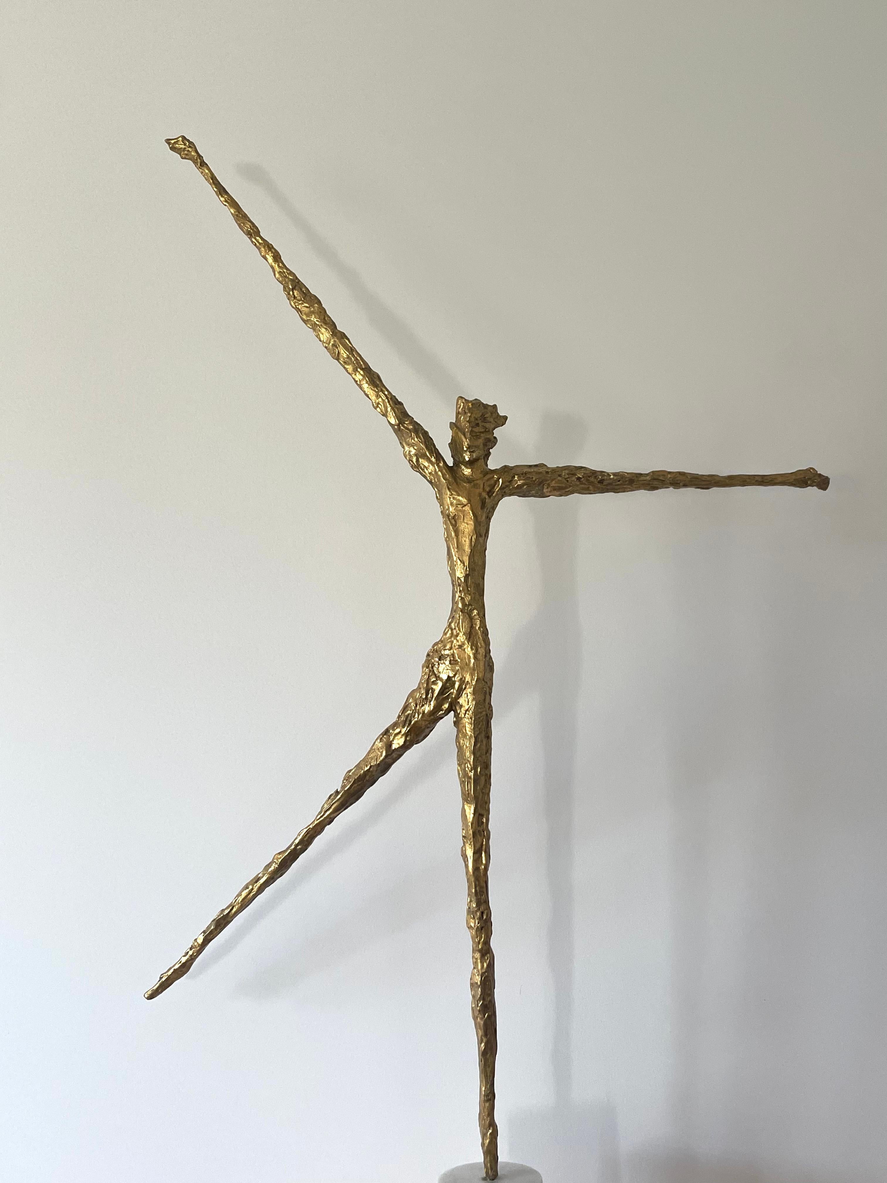 Félix Agostini, rare original sculpture   Dancer or Icarus For Sale 2