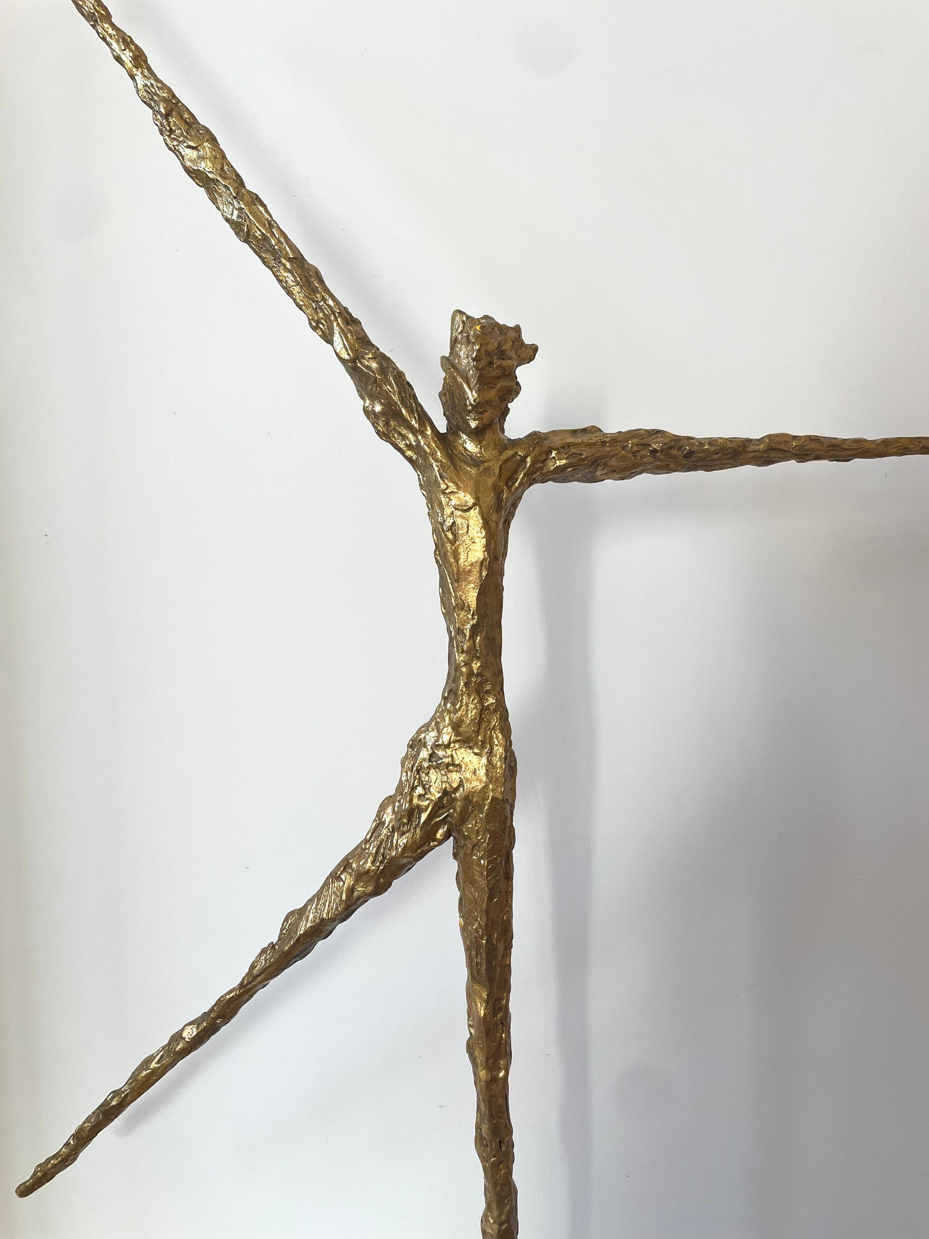 Félix Agostini, rare original sculpture   Dancer or Icarus For Sale 3