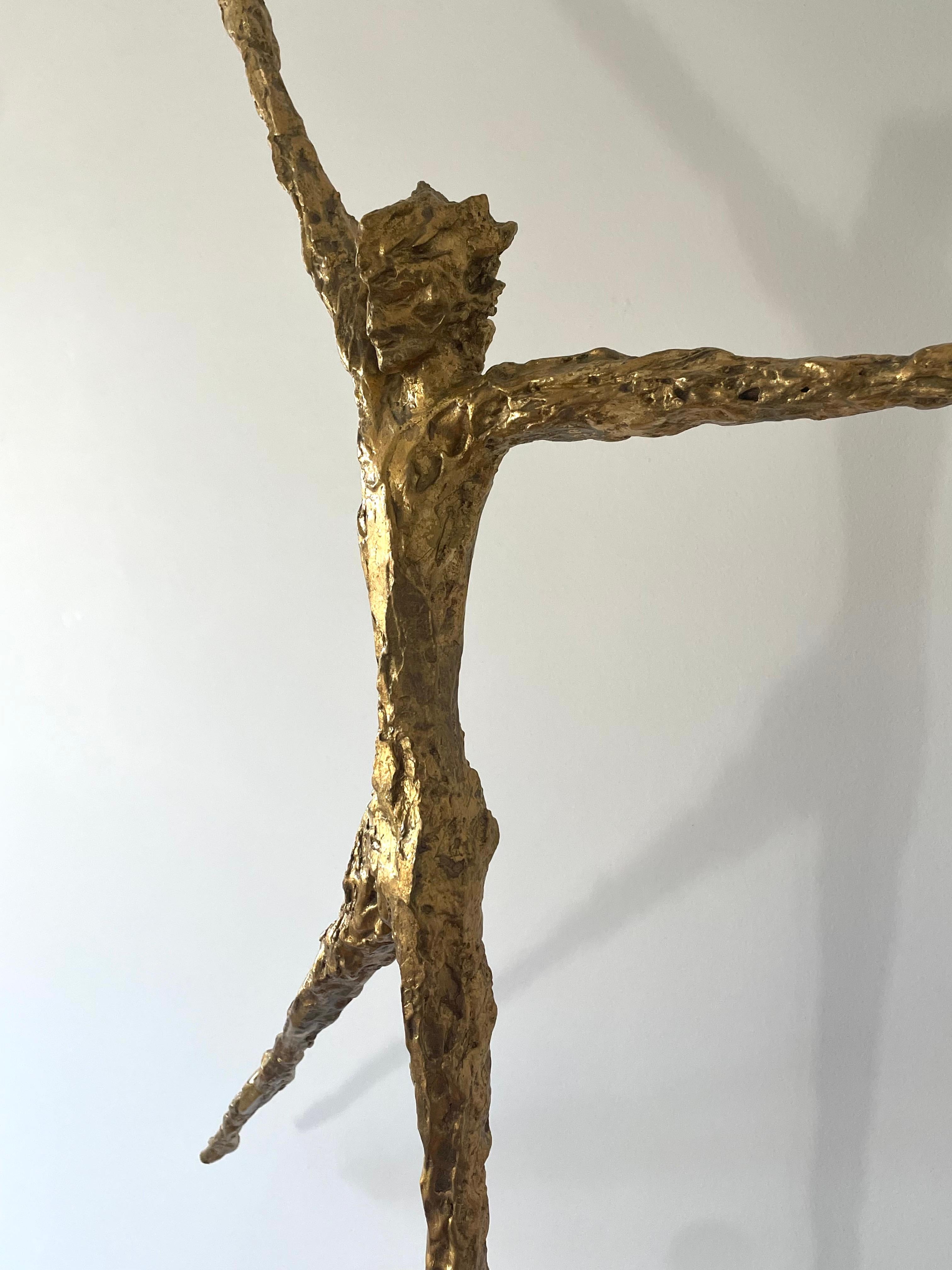 Félix Agostini, rare original sculpture   Dancer or Icarus For Sale 5