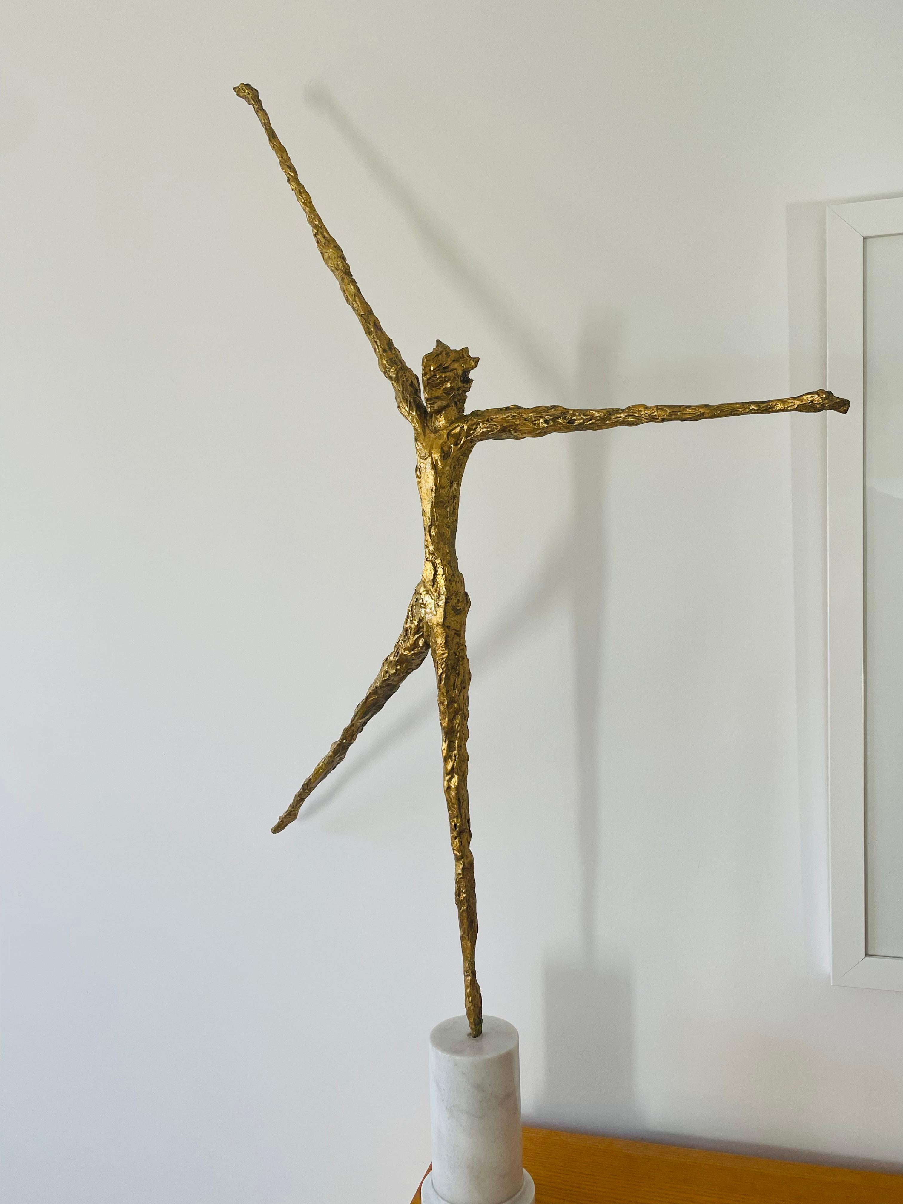 Félix Agostini, rare original sculpture   Dancer or Icarus For Sale 6
