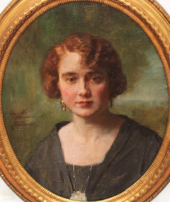 Retrato femenino - Óleo sobre tela