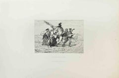 En Retard pour la Fête - Radierung von Félix Régamey - 1865 ca.