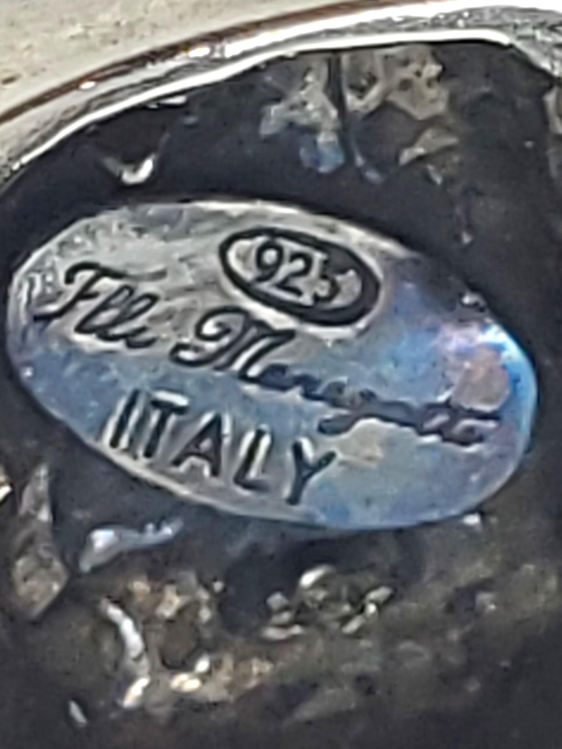 Donna Flli Menegatti Anello in argento e lapislazzuli in tonalità oro misura 6 #23607 in vendita