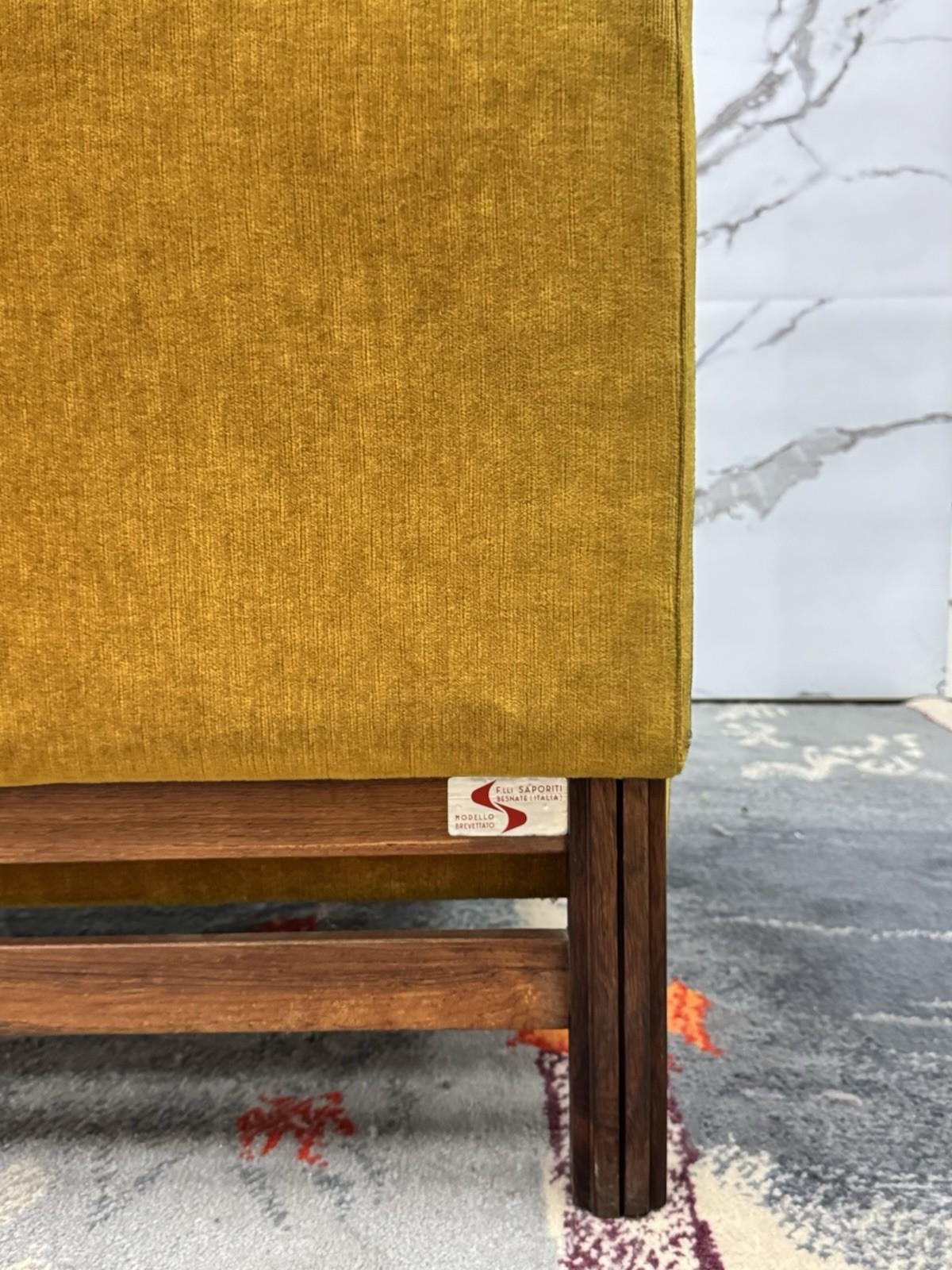 F.lli Saporiti Besnate Pair Of Armchairs 1960s Modern Design For Sale 13