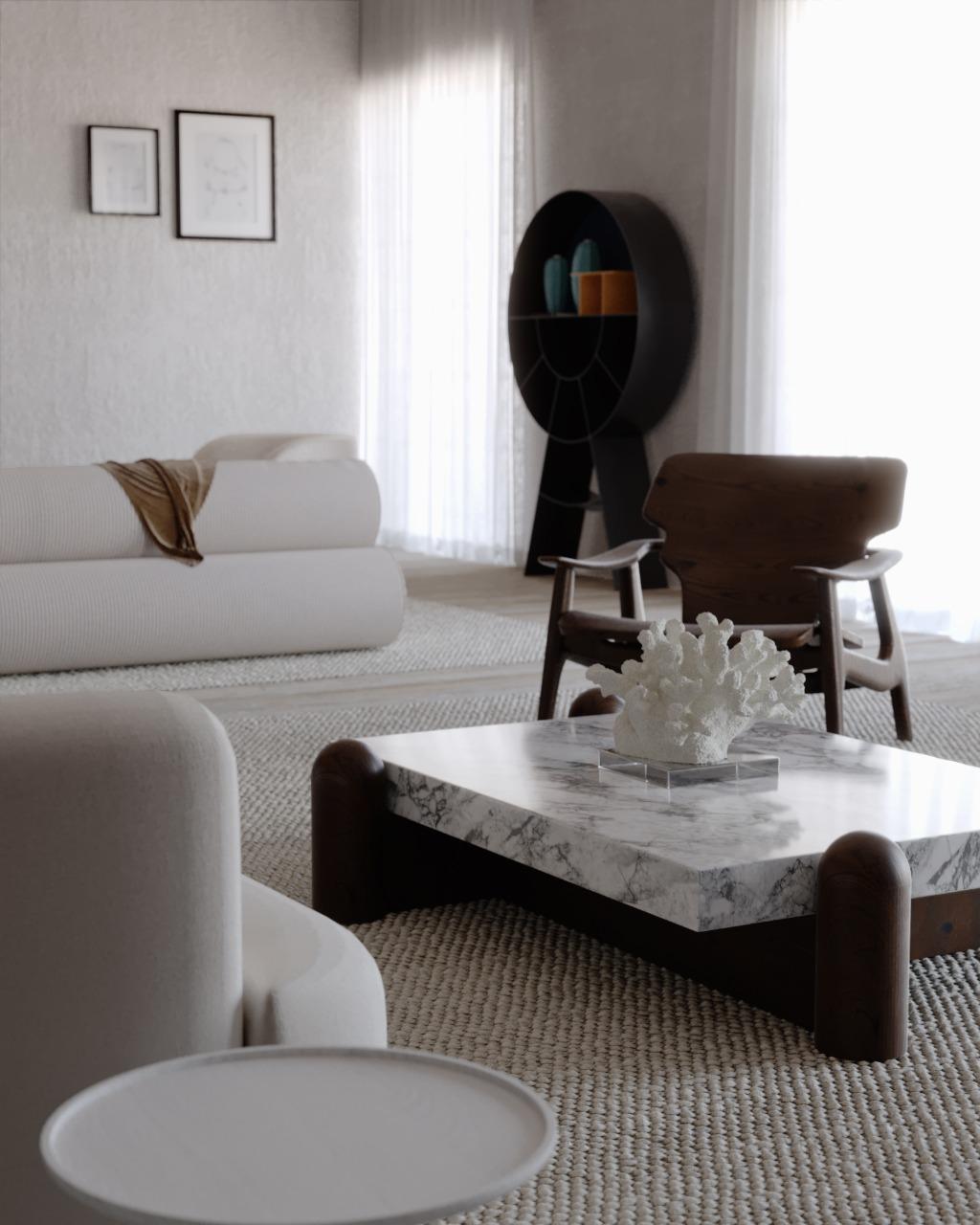 Table basse Flo d'Aro Vega pour Monogram Neuf - En vente à Brussels, BE