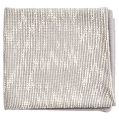 Flo Grey Throw tissé à la main en mérinos