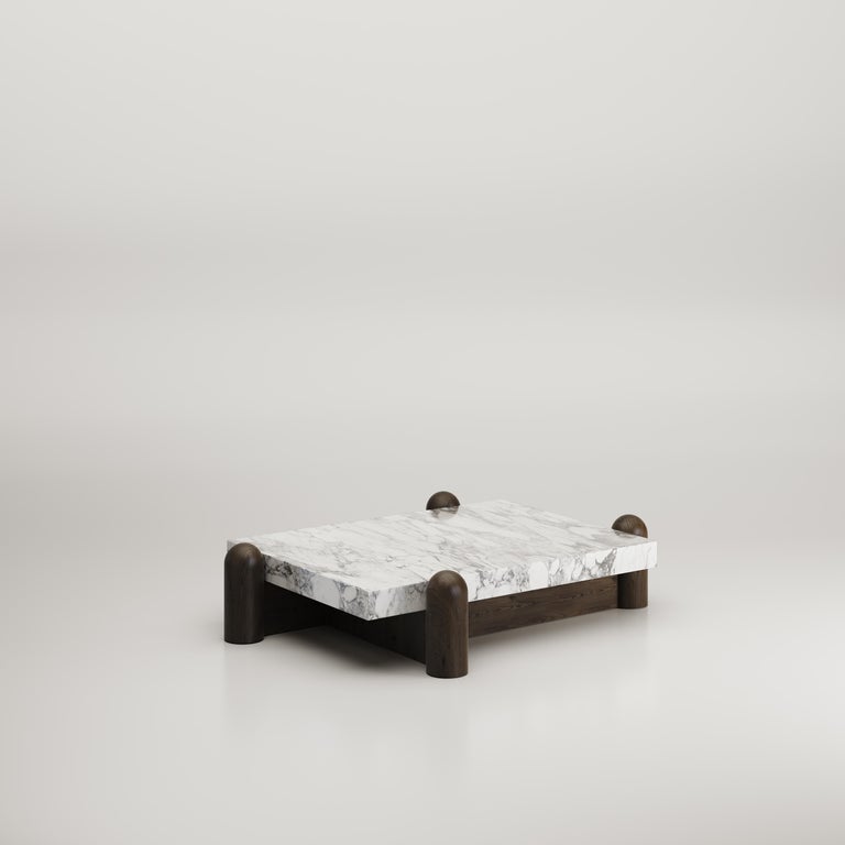 Contemporary FLO Marble Coffee Table by French Architect Aro Vega For Sale